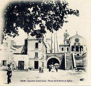 MB h- 027- eglise St-Louis et place de la perle